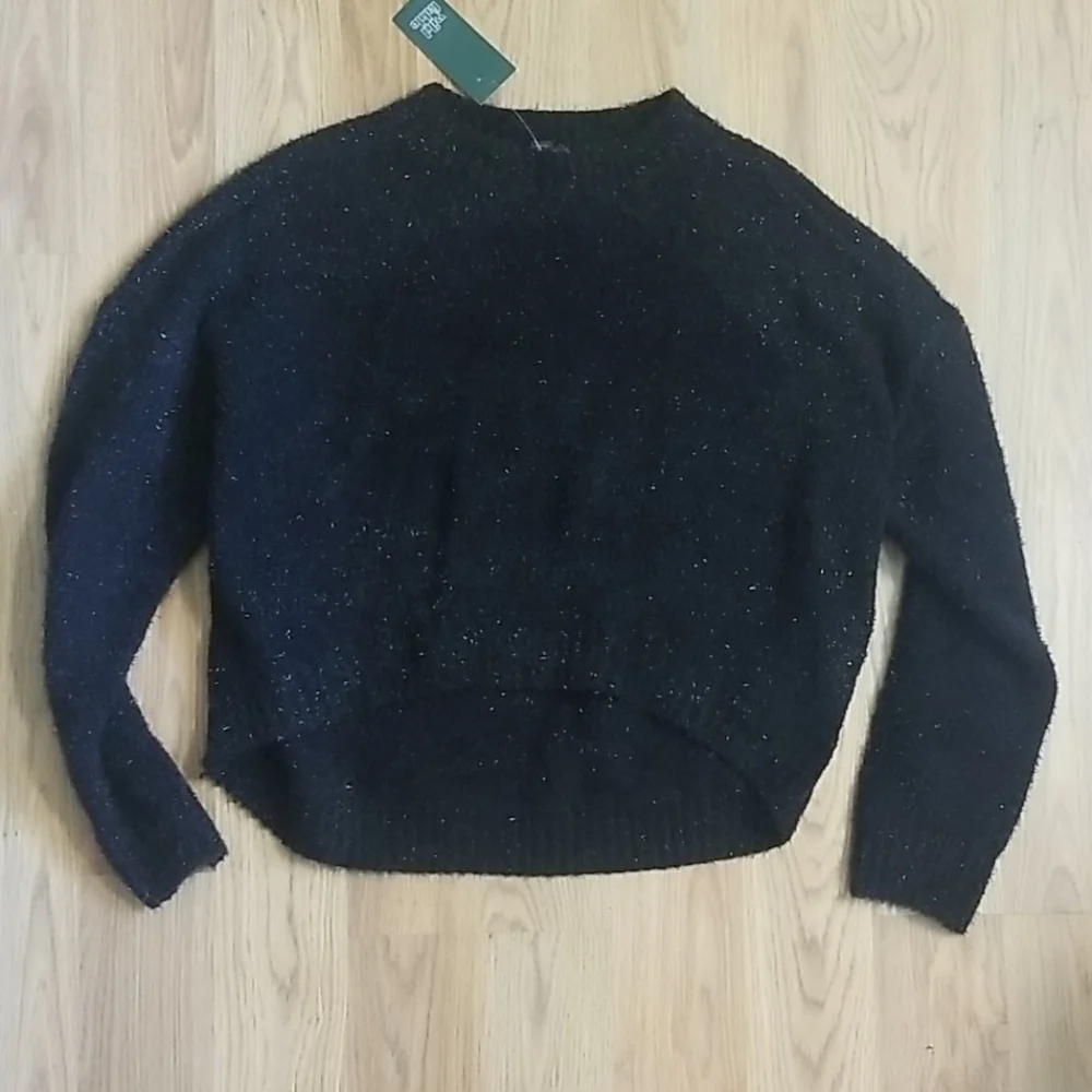 𝅺Wild Fable Sweater Crewneck Long Sleeve Metallic - Picture 2 of 6